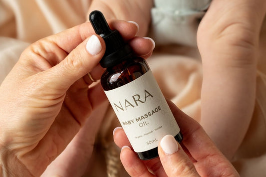 NARA Naturals Baby Massage Oil - best natural baby massage oil NZ