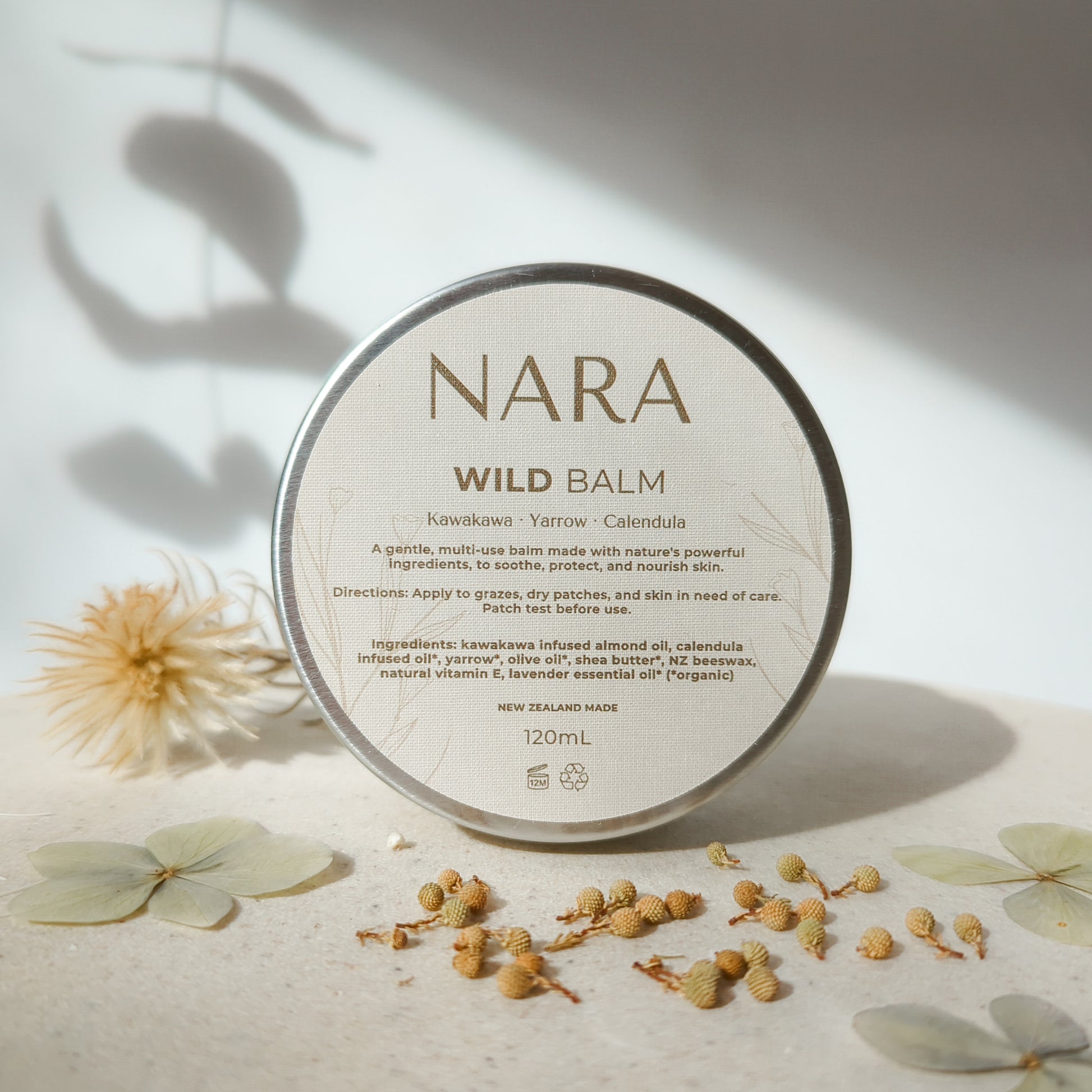 Natural healing Multi-use Wild Balm with Kawakawa, Yarrow, Calendula