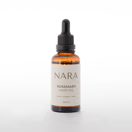 natural skincare NZ rosemary hair oil for hair growth in eco-friendly packaging